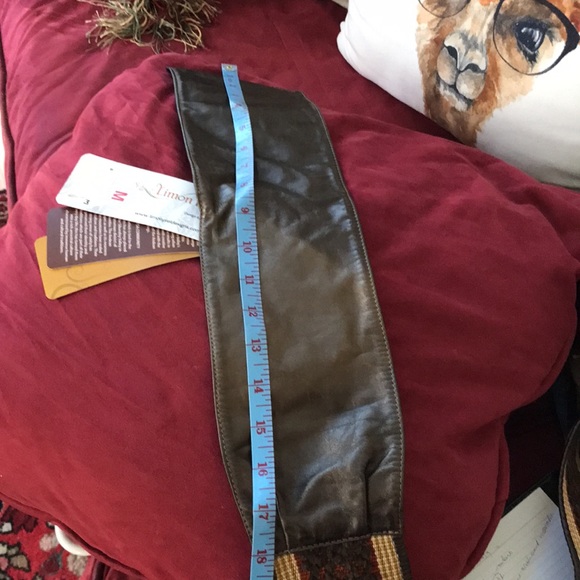 Limon piel Boho belt NWT artisan belt made in Colombia - Picture 6 of 11